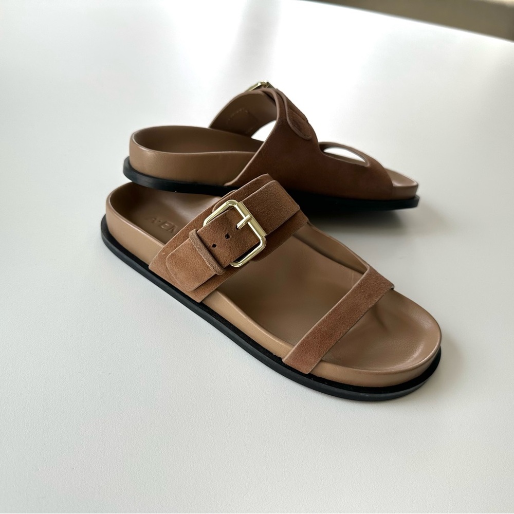 A.Emery Prince (Nutmeg Suede) Sandals